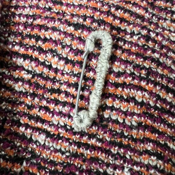 J JILL Open‎ Aztec Chunky Long Cardigan Size 1X - Picture 4 of 9